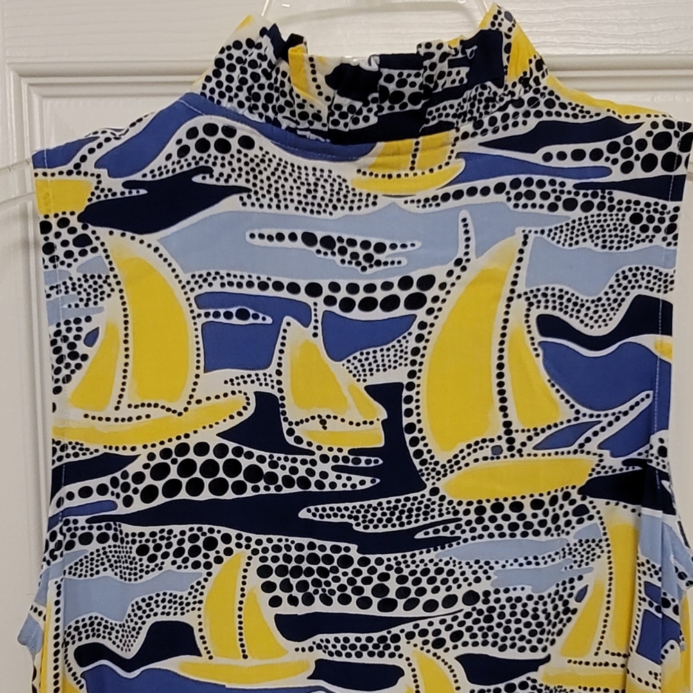 NWT Ruffle-neck Shift Dress - Picture 8 of 12